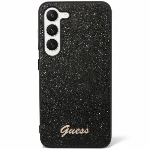 GUESS Hardcase GUHCS24MHGGSHK Samsung S24 Plus Glitter Script black 3666339241315