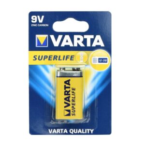 Zinc Battery VARTA 9V 1pc Superlife 4008496556427