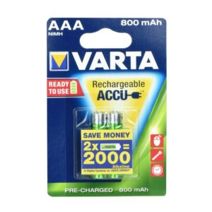 Rechargeable battery VARTA R3 800 mAh (AAA) 2pcs 4008496550579