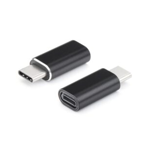 Adapter iPhone Lightning 8-pin - Type C black 5901737917317