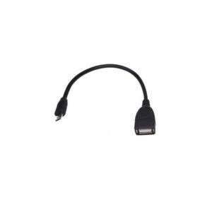 Adapter OTG MicroUSB - USB A black 5901737173737