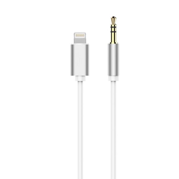 Adapter iPhone Lightning 8-pin - Jack 3.5mm male white 5903396039003