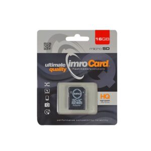 Memory card Imro 16GB microSDHC class 6 with adapter 5902768015409