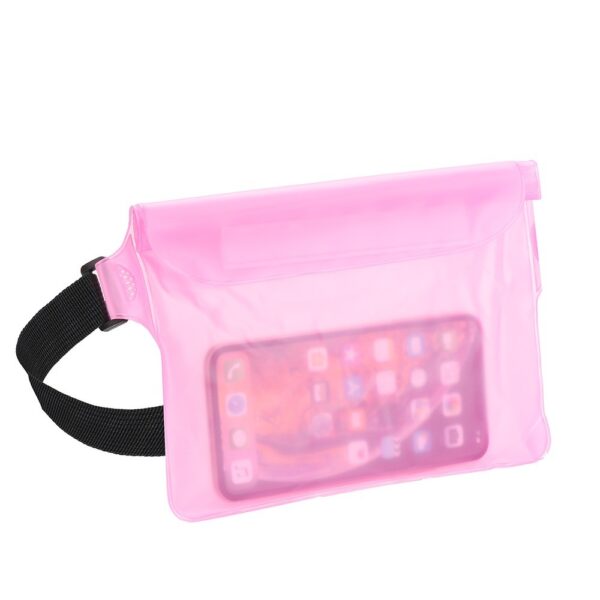 Waterproof belt pouch pink 5903396005978