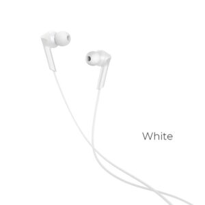 Wired earphones HOCO jack 3,5mm with microphone M72 white 6931474719638