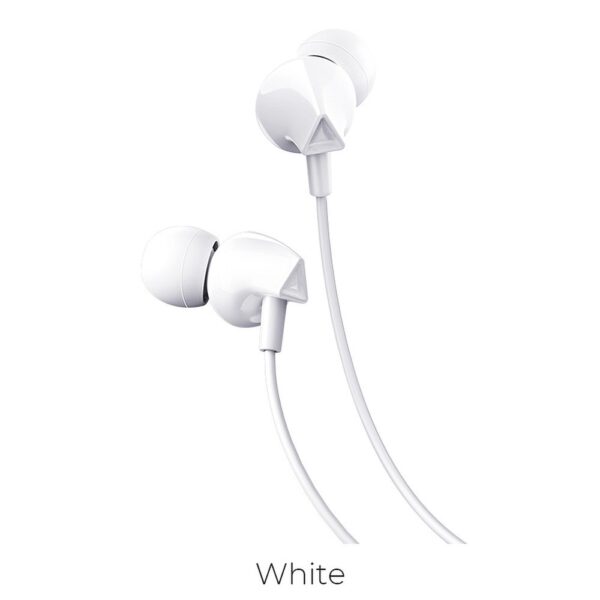 Wired earphones HOCO jack 3,5mm M60 white 6931474707512