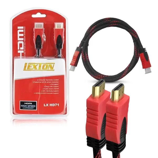 Cable HDMI-HDMI 1,5m v1.4 blis red 5907760636799