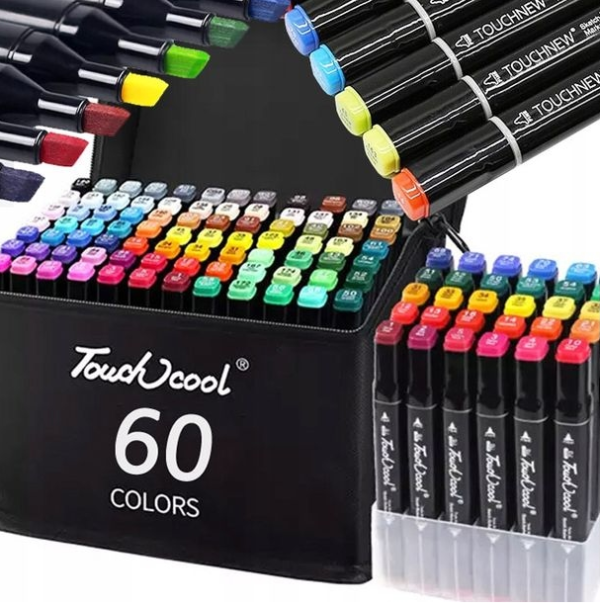 Markers set of 60 pieces