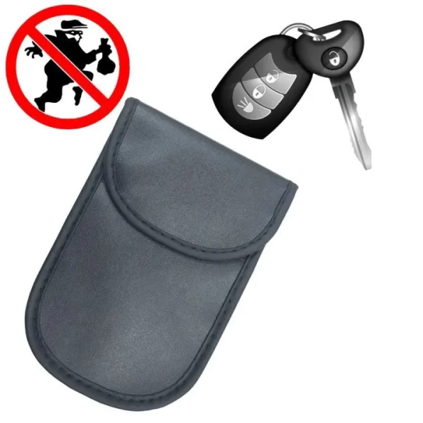 Anti-theft case for car keys Keyless Faraday Box 14 cm -10 cm black 9111201906846