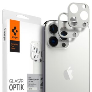 SPIGEN OPTIK.TR CAMERA PROTECTOR 2-PACK IPHONE 13 PRO / 13 PRO MAX SILVER 8809811856392