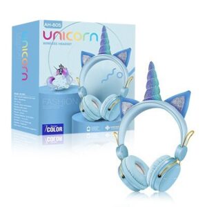 BLUETOOTH HEADSET UNICORN BLUE