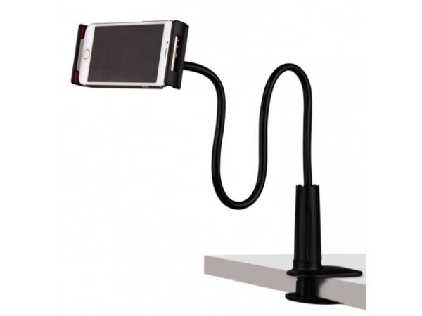 Clip holder for a phone or tablet up to 11 inches