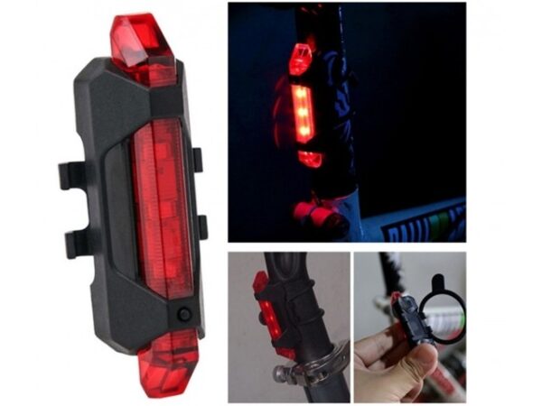 Rear bicycle LED lamp 330mAh battery