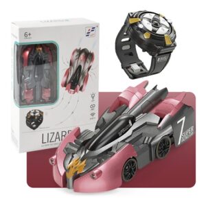 CAR WALL CLIMBER LIZARD WITH REMOTE CONTROLLER IN WATCH RED