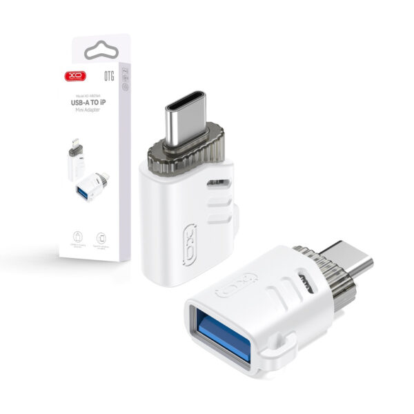 Adapter XO NB256B OTG USB - USB-C white 6920680851867