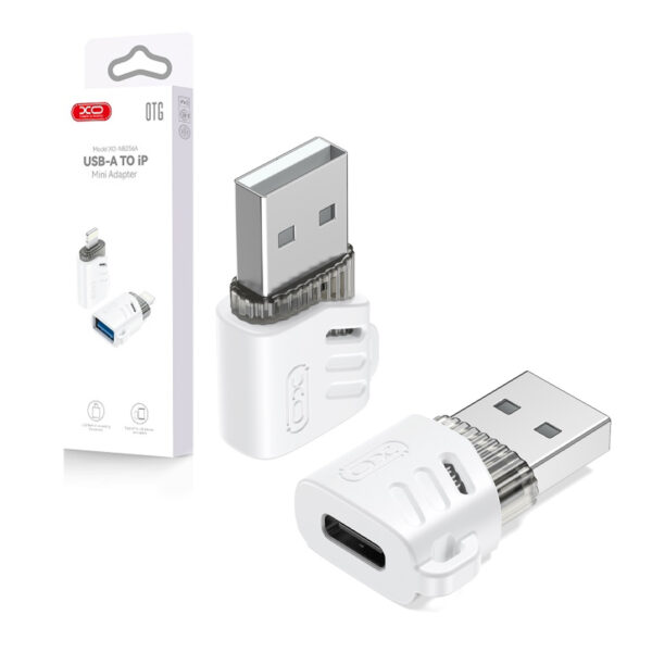 Adapter XO NB256D USB-C - USB white 6920680851881