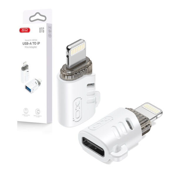 Adapter XO NB256E USB-C - Lightning white 6920680851898