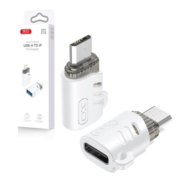 Adapter XO NB256H USB-C/ microUSB white 6920680851928