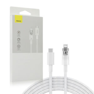 Cable Baseus Explorer Series USB-C – Lightning 20W 2m (CATS010302) white 6932172629106