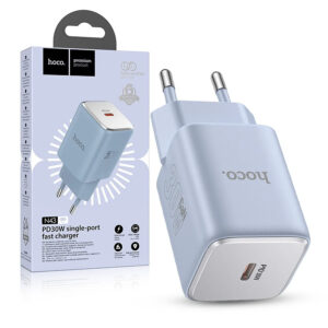 Travel charger HOCO Type C PD QC 30W GaN N43 blue 6942007622974