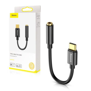 !!!best price!!! Adapter Baseus L54 USB-C to jack 3,5 mm black 6953156297845