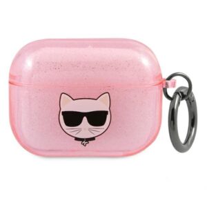 Karl Lagerfeld KLA3UCHGP AirPods 3 cover różowy/pink Glitter Choupette 3666339009182