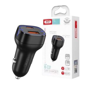 CAR CHARGER XO CC37 PD QC 3.0 20W 1X USB 1x USB-C black 6920680876921