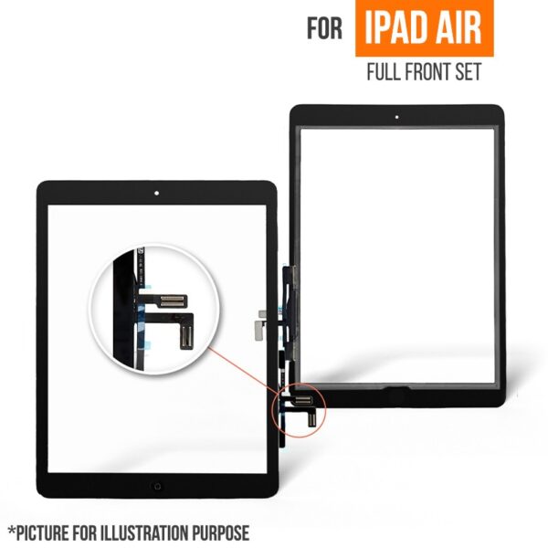 Touch Sceern iPad Air full front set black 5900495285621