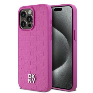 Case DKNY IPHONE 15 Pro Max DKHMP15XPSHRPSP DKNY HC MagSafe Pu Repeat Pattern W/Stack Logo pink 3666339261962