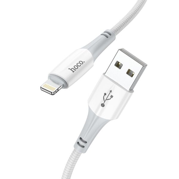 Cable HOCO USB to Lightning 8-pin 2,4A Ferry X70 white 6931474760425