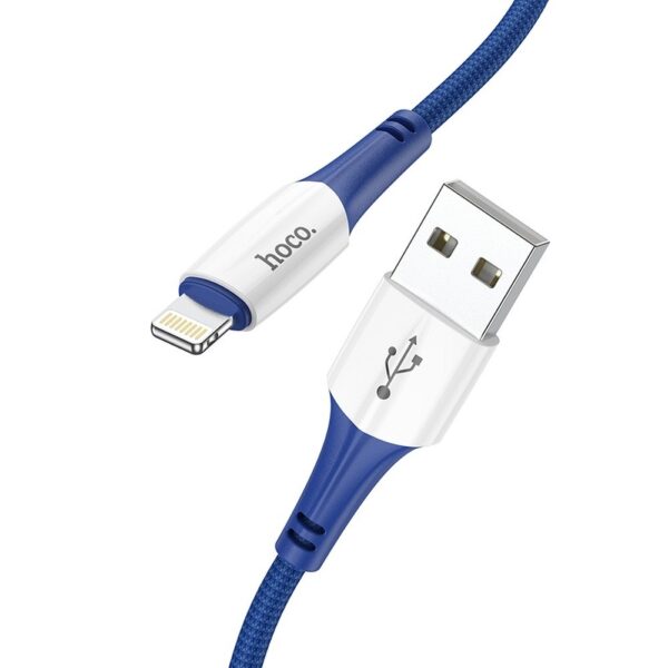 Cable HOCO USB to Lightning 8-pin 2,4A Ferry X70 blue 6931474760449