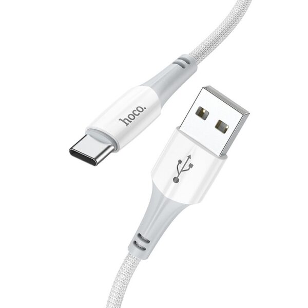 Cable HOCO USB to Typ C 3A Ferry X70 white 6931474760487