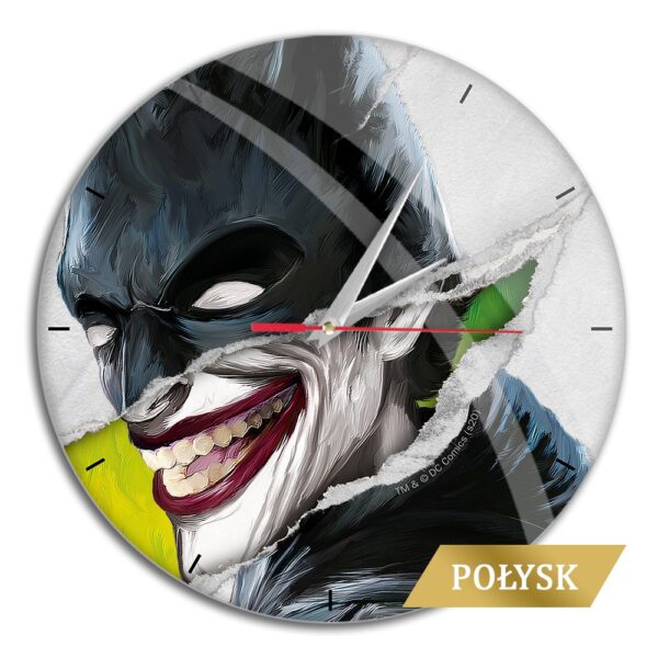 Glossy Wall Clock Joker 001