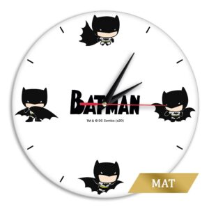 Matt Wall Clock Batman 003 white