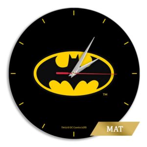 Matt Wall Clock Batman 004 black