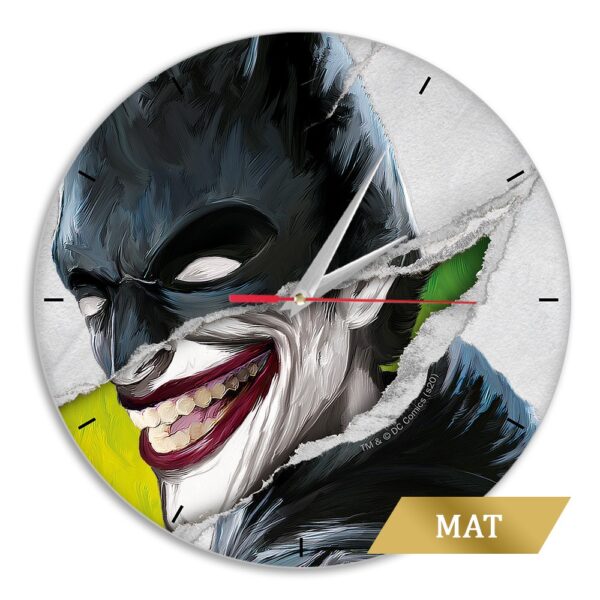 Matt Wall Clock Joker 001 multicolor