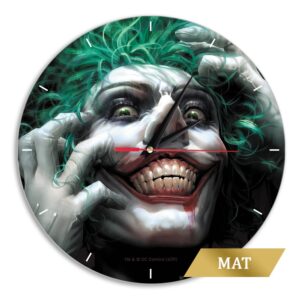 Matt Wall Clock Joker 003 multicolor