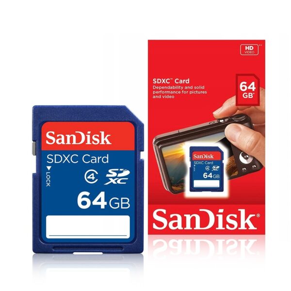 Memory Card SanDisk 64GB SDXC kl. 4 6196590999540