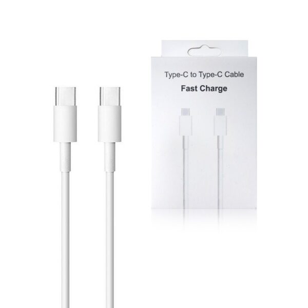 USB Cable type-c to type-c 2A white