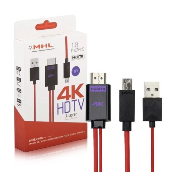 HDMI CABLE VIDEO ADAPTER FOR SMARTPHONE 11Pi 4K