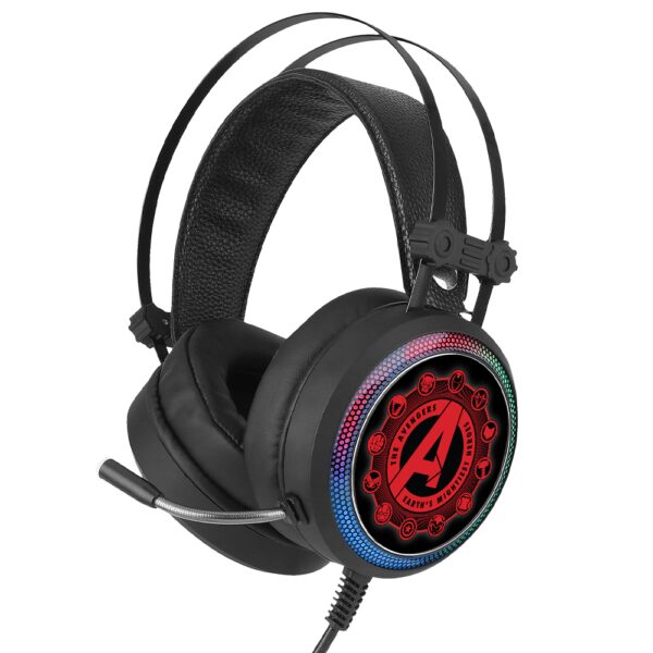 Wired earphones Avengers 001 with microphone for gamers multicolor