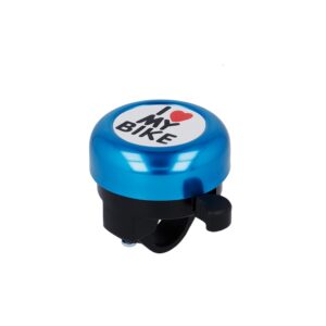 Bicycle bell I love my bike blue 5900495964441