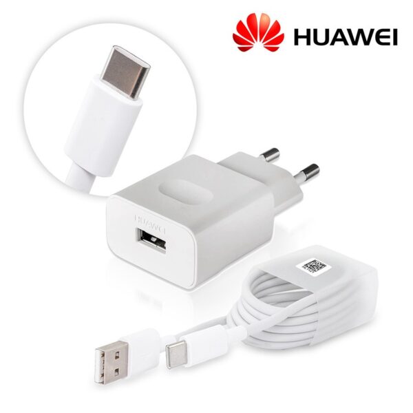 Travel charger Huawei HW-059200EHQ + 2A QC Type-C cable AP51 HL1121 1m white BULK