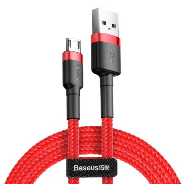 Cable USB Baseus micro USB QC3.0 1.5A 2M (CAMKLF-C09) red 6953156280359