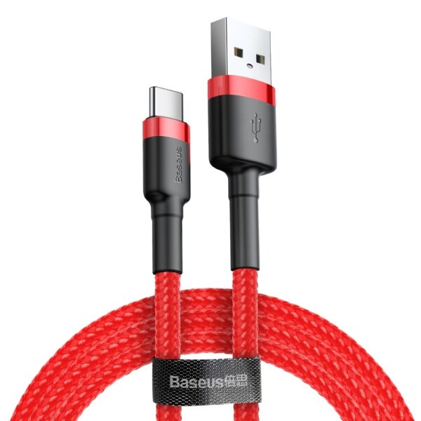 Cable USB Baseus QC3.0 3A 0.5M (CATKLF-A09) red 6953156278165