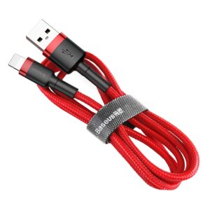 Cable USB Baseus QC3.0 2.4A 1M (CALKLF-B09) red 6953156274969