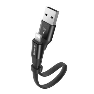 Cable USB Baseus Lightning 2A 0.23M (CALMBJ-B01) black 6953156259492