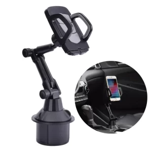 Car smartphone holder with cup holder black 9145576257647