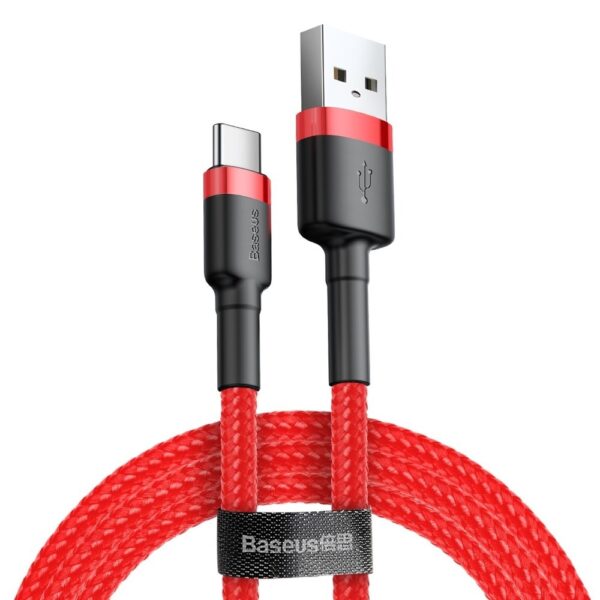 Cable USB Baseus QC3.0 2A 3M (CATKLF-U09) red 6953156296336