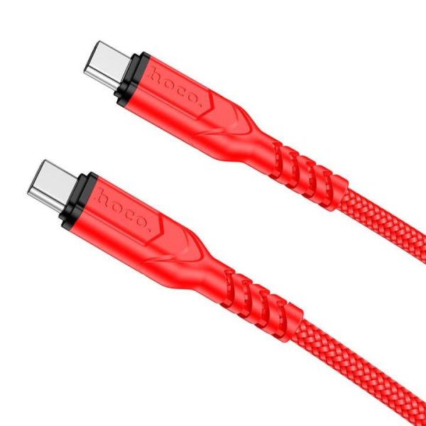 Cable HOCO Type C to Type C PD 60W VICTORY X59 1m red 6931474794154